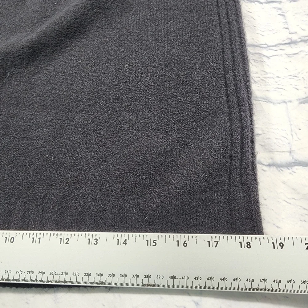 J Crew WOMENS SIZE S Merino Wool Alpaca Blend Black Sweater Dress Minimalist - Picture 4 of 14